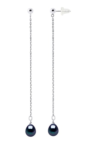 Boucles d’oreilles - Or blanc et perles de culture d’eau douce