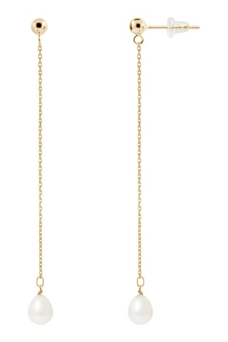 Boucles d'oreilles - Or jaune et perles de culture d'eau douce