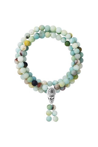 Bracelet Argent et amazonite
