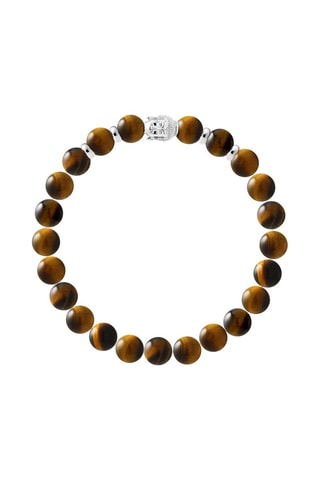 Bracelet - Œils-de-tigre et argent