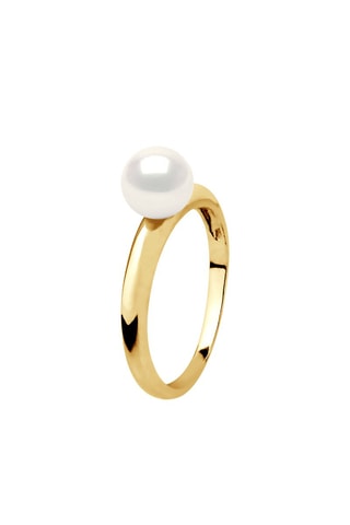 Bague - Or jaune et perle de culture d’eau douce