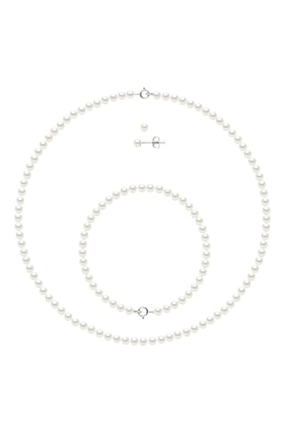 Parure Argent et perles de culture d'eau douce