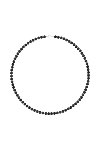 Collier - Pierres de lave naturelle et argent