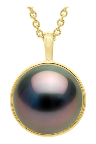 Pendentif - Or jaune et perle de Tahiti