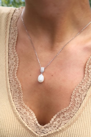 Collier - Argent et perle de culture d’eau douce