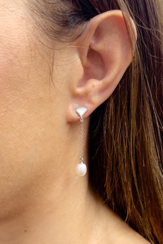 Boucles d'oreilles - Argent et perles de culture d'eau douce