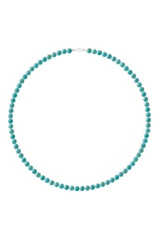 Collier- Argent et turquoises