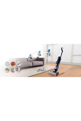 2-in-1 Steelstofzuiger Floor One Switch S7 - 40 min gebruiksduur