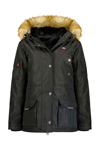 Parka met Capuchon Acheak Zwart