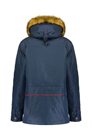 Parka met Capuchon Acheak Marineblauw