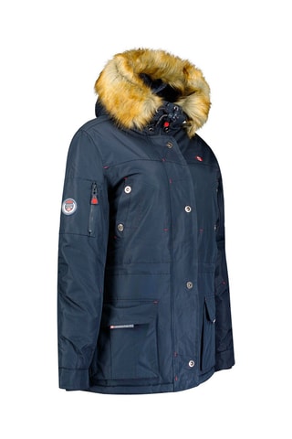 Parka met Capuchon Acheak Marineblauw