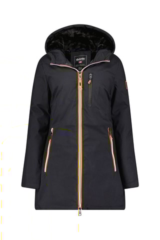 Parka met Capuchon Cassimineak - Nachtblauw
