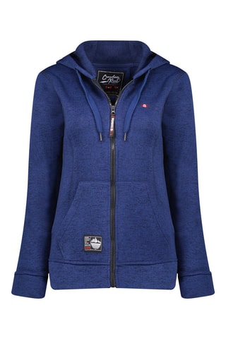 Fleece Jasje met Capuchon Talerteak Marineblauw