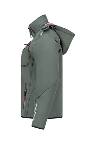 Jasje Softshell Reineak - Grijs en Roze