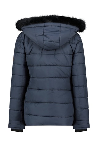 Gewatteerde Jas met Capuchon Badeleak - Marineblauw