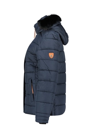 Gewatteerde Jas met Capuchon Badeleak - Marineblauw
