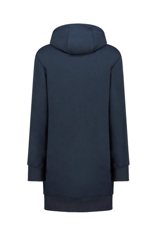 Sweaterjurk met Capuchon - Marineblauw