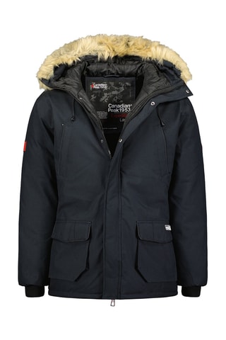 Parka met Capuchon Claudeak - Marineblauw