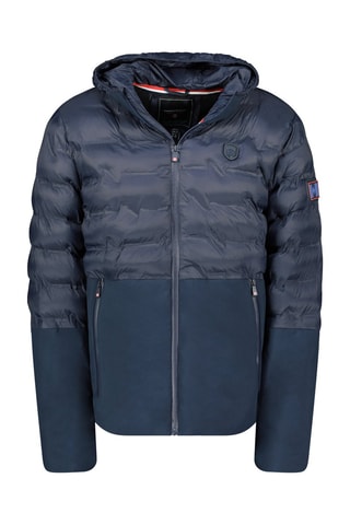 Gewatteerde Jas met Capuchon Bondigeak - Marineblauw