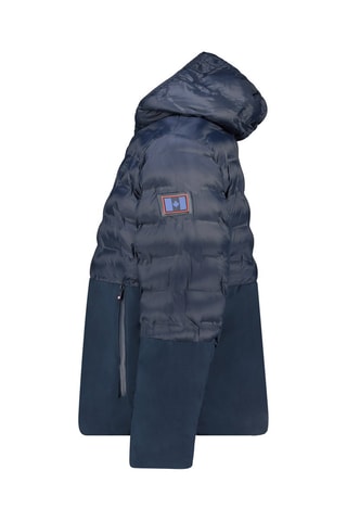 Gewatteerde Jas met Capuchon Bondigeak - Marineblauw