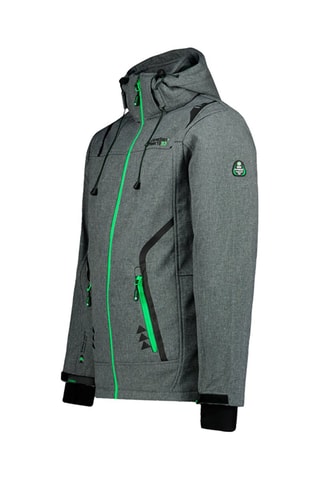 Jack met Capuchon Softshell Timberlake - Donkergrijs en Groen