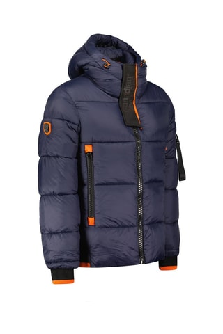 Gewatteerde Jas met Capuchon Calixeak - Marineblauw