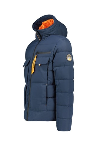 Gewatteerde Jas met Capuchon Dosibeak - Marineblauw