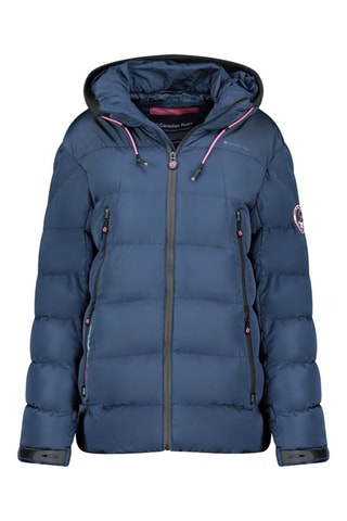 Gewatteerde Jas met Capuchon Ardent - Marineblauw