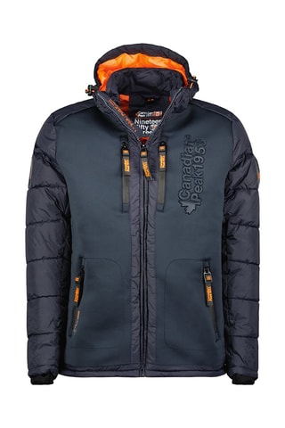 Gewatteerde Jas met Capuchon Beachweak - Marineblauw