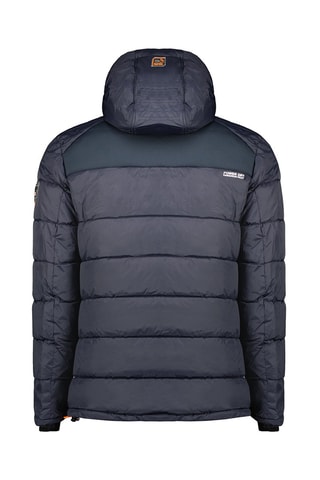 Gewatteerde Jas met Capuchon Beachweak - Marineblauw