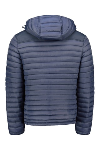 Gewatteerde Jas met Capuchon Adalmeak - Marineblauw