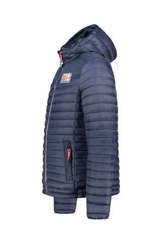 Gewatteerde Jas met Capuchon Adalmeak - Marineblauw