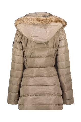 Gewatteerde Jas met Capuchon Anieseak Taupe