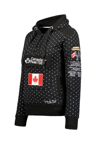 Sweater met Capuchon Gyrelle 
Zwart