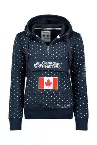 Sweater met Capuchon Gyrelle 
Marineblauw