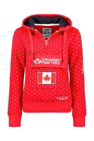 Sweater met Capuchon Gyrelle 
Rood
