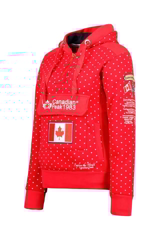 Sweater met Capuchon Gyrelle 
Rood
