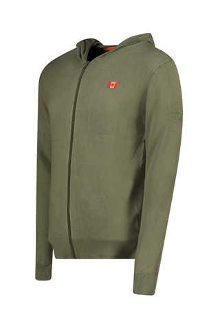 Vest met Capuchon Felinoodeak - Olijfgroen