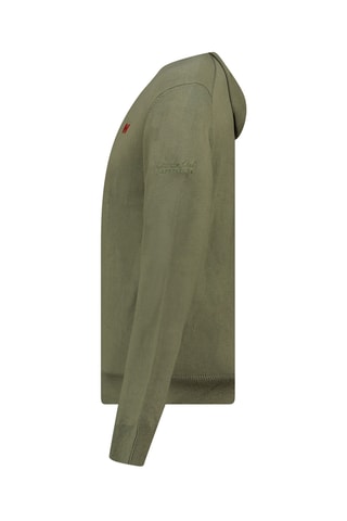 Vest met Capuchon Felinoodeak - Olijfgroen