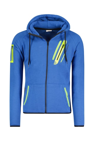 Sweater met Capuchon Gunter - Koningsblauw