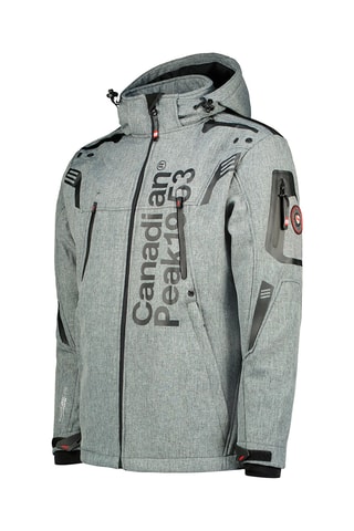 Jasje Softshell Talenteak - Gemêleerd Lichtgrijs