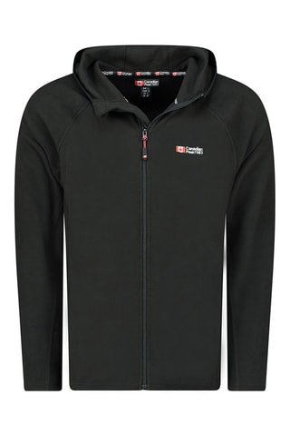 Fleece Sweater met Capuchon Tugoodeak - Zwart
