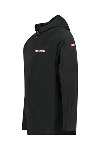 Fleece Sweater met Capuchon Tugoodeak - Zwart