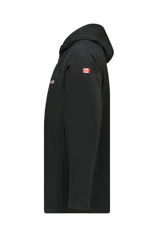 Fleece Sweater met Capuchon Tugoodeak - Zwart