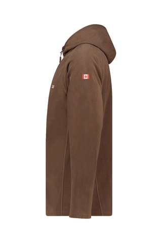 Fleece Sweater met Capuchon Tugoodeak - Bruin