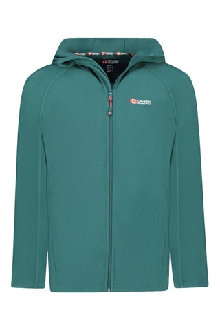 Fleece Sweater met Capuchon Tugoodeak - Donkergroen