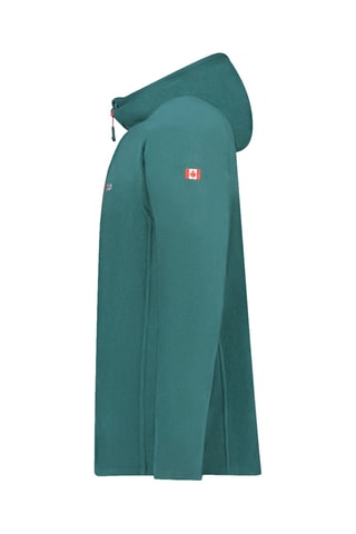 Fleece Sweater met Capuchon Tugoodeak - Donkergroen