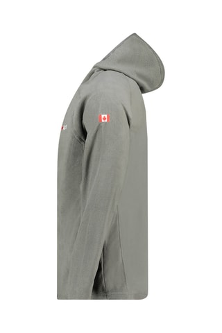 Fleece Sweater met Capuchon Tugoodeak - Donkergrijs