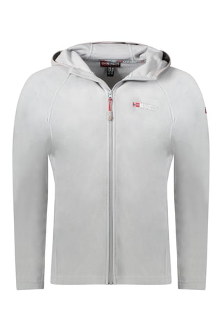 Fleece Sweater met Capuchon Tugoodeak - Lichtgrijs
