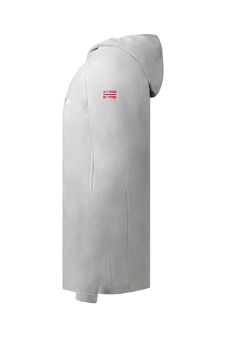 Fleece Sweater met Capuchon Tugoodeak - Lichtgrijs